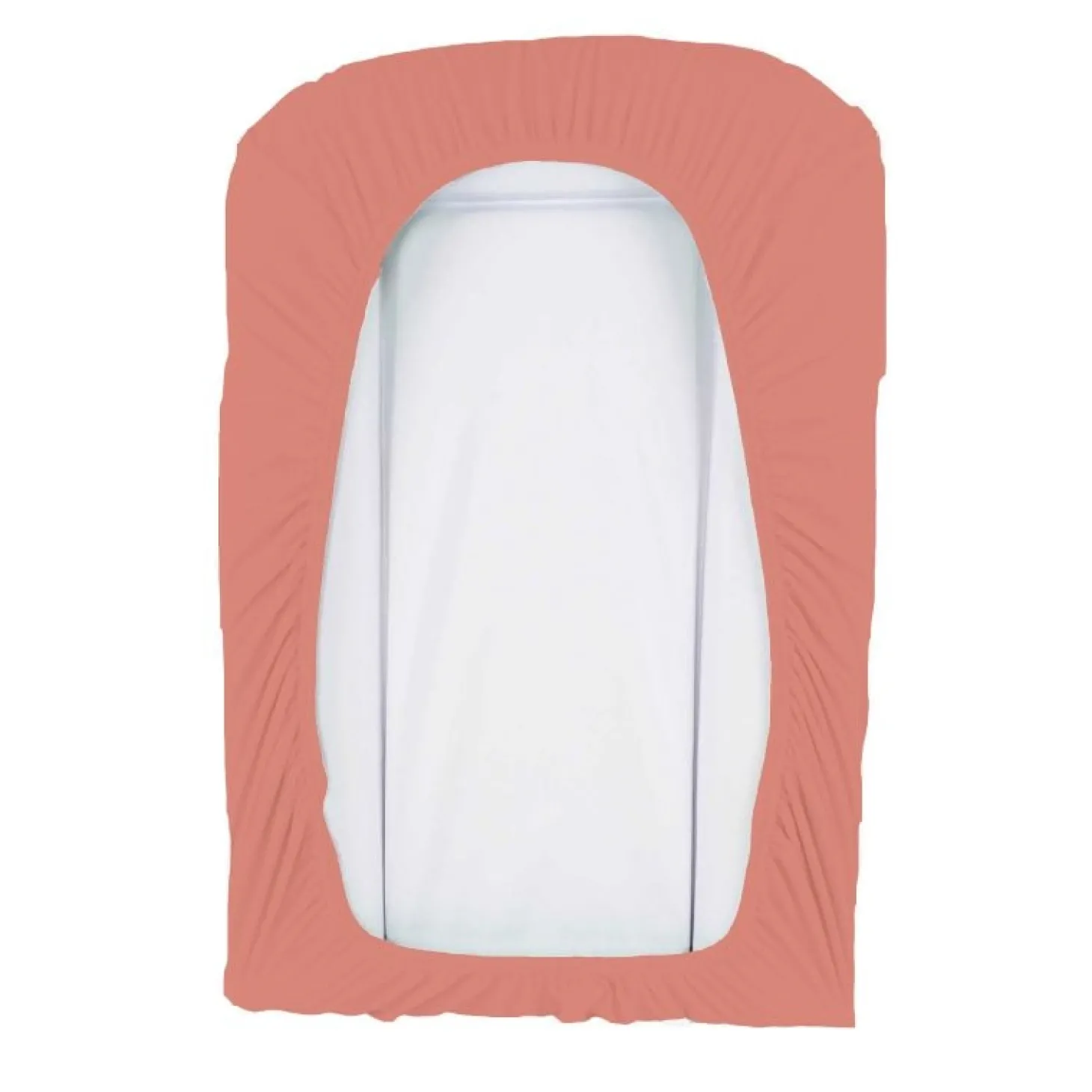 Domiva Housse de matelas à langer Terracotta 50x75 cm