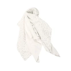 Domiva                    3 langes en mousseline de coton bio    Leafy Bunny            60x60 cm