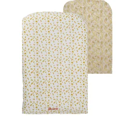 Domiva Matelas à Langer Housse Reversible Honey Moon Beige 50x75 cm