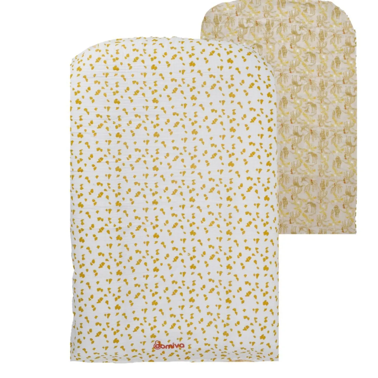 Domiva Matelas à Langer Housse Reversible Honey Moon Beige 50x75 cm