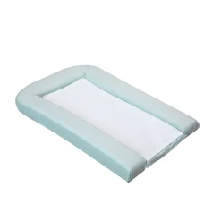 Domiva Matelas à langer PVC + 2 éponges amovibles Sauge 42x70 cm