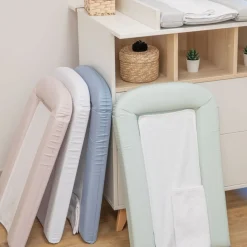 Domiva                    Matelas à langer PVC + 2 éponges amovibles    Sauge            42x70 cm