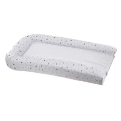 Domiva                    Matelas à langer PVC + 2 éponges amovibles    Blanc Impr Etoiles            42x70 cm