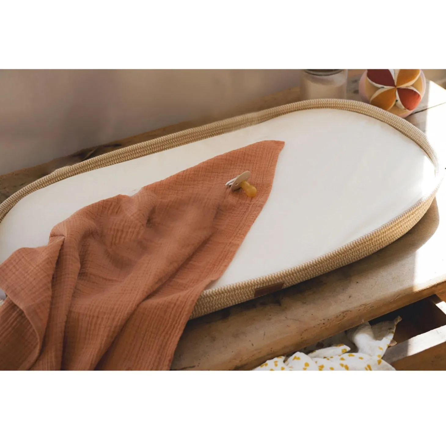 Domiva Matelas à Langer Tresse Honey Moon Beige