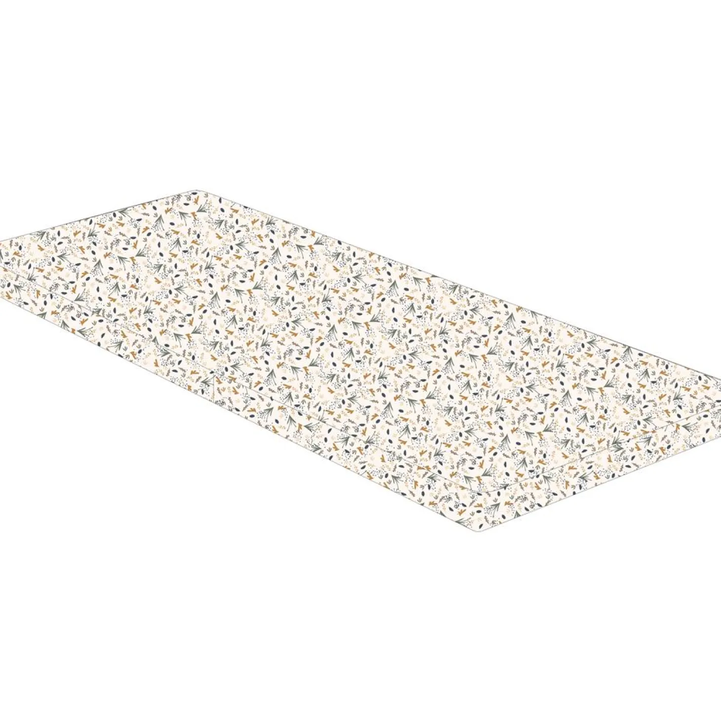 Domiva Matelas pliant au fil de l'eau Multicolore 60x120 cm