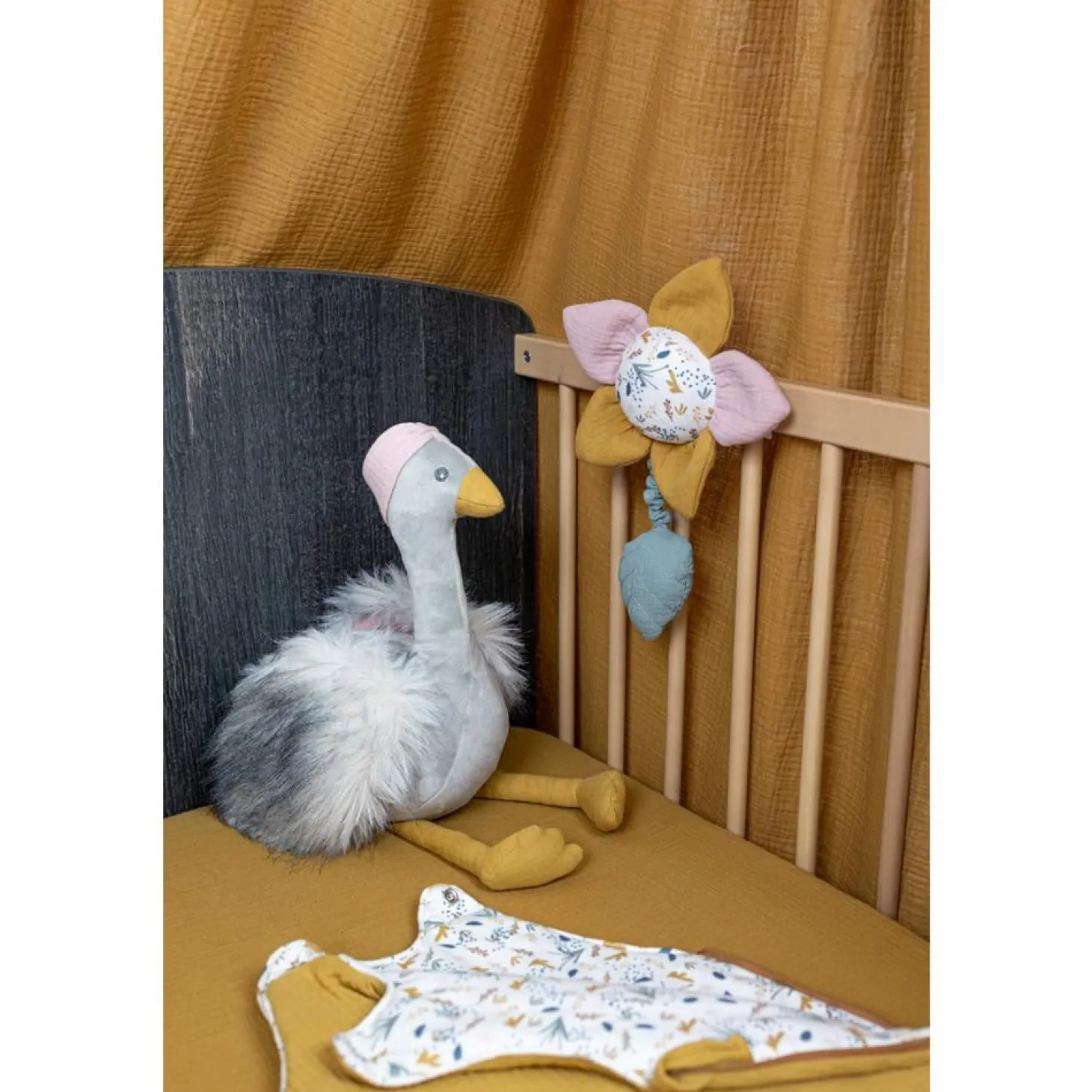 Domiva Peluche zelie au fil de l'eau Multicolore 45 cm