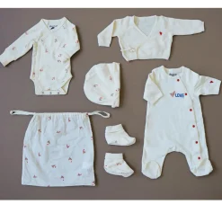 Domiva                    Pochon Kit Maternité 5 Pcs    Maternity Love Beige            0-1 mois