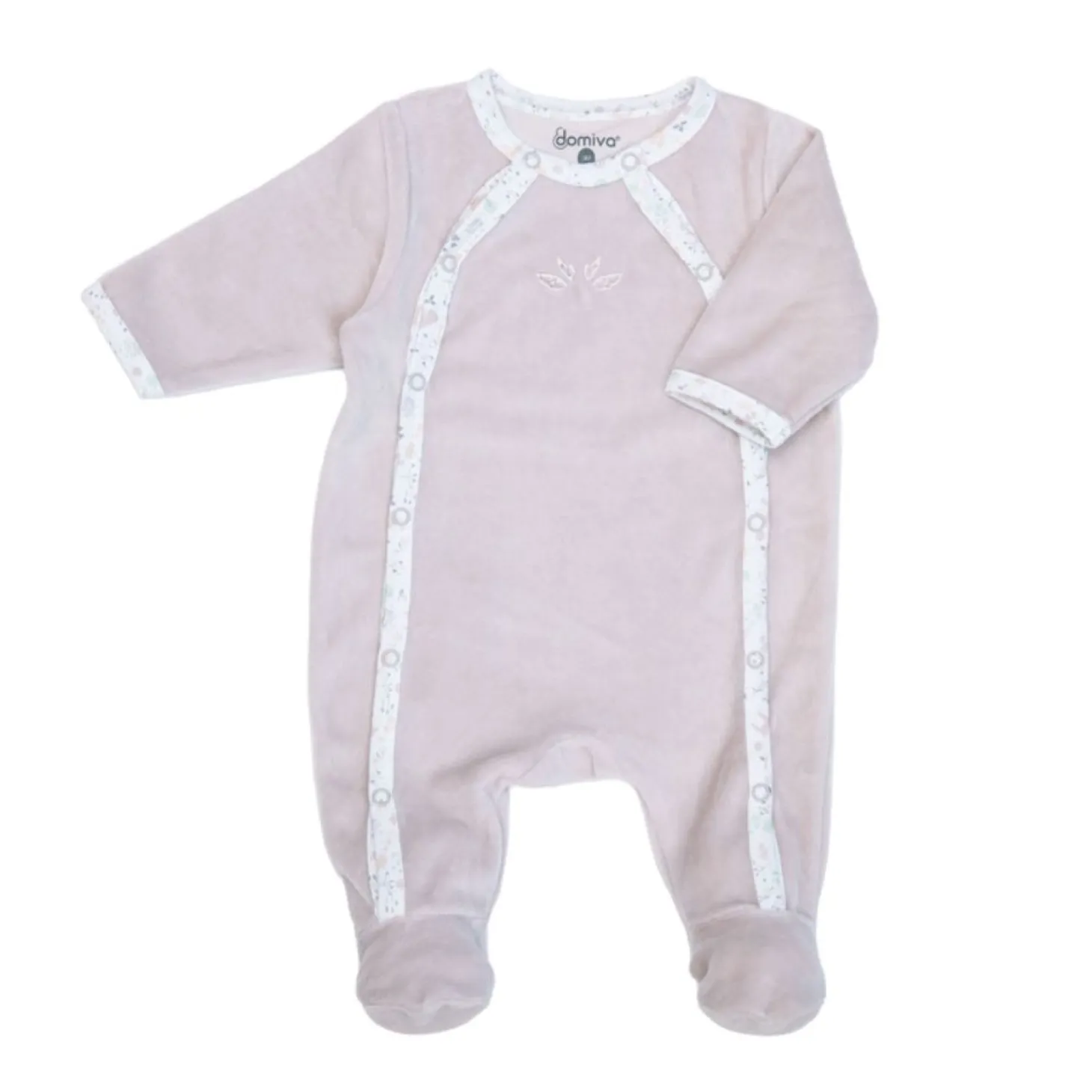 Domiva Pyjama velours Lilas 3 mois