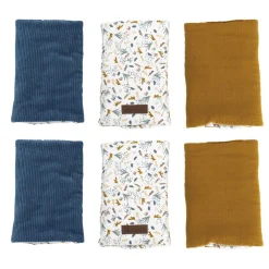 Domiva Tour de lit au fil de l'eau Multicolore 40x25 cm