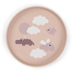Done by Deer Assiette happy clouds Foodie Rose 20 cm