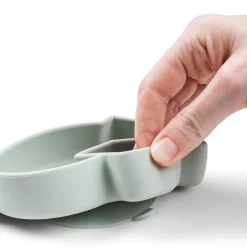 Done by Deer                    Assiette silicone avec ventouse  Birdee    Vert
