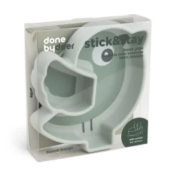 Done by Deer                    Assiette silicone avec ventouse  Birdee    Vert