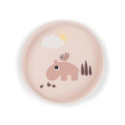 Done by Deer Assiette ventouse Silicone Playground Stick&Stay Bleu