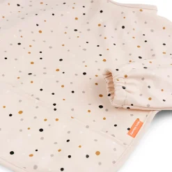 Done by Deer Bavoir manches avec poche Happy dots Rose