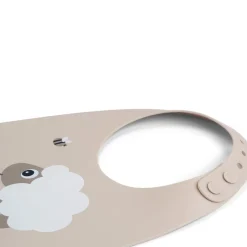 Done by Deer                    Bavoir silicone Sheepy    Sable