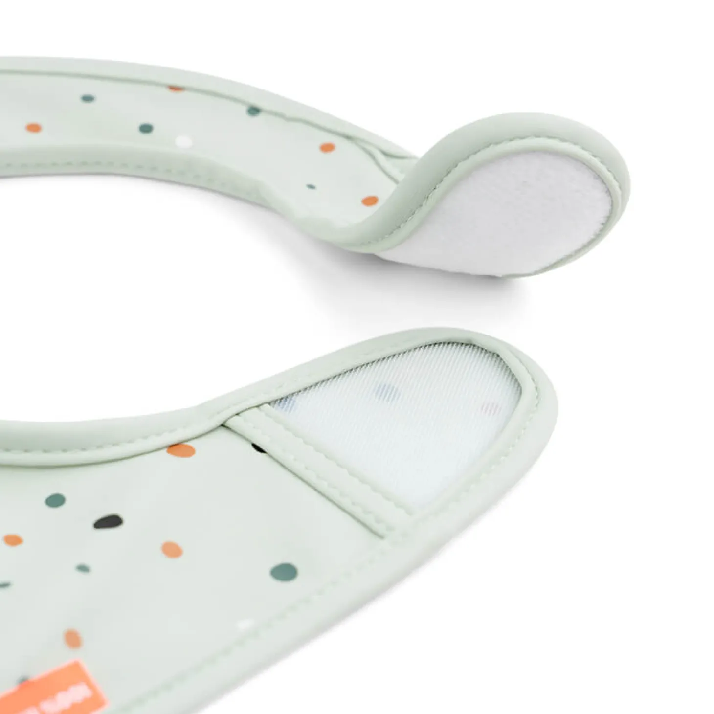 Done by Deer 2 Bavoirs velcro Croco Vert