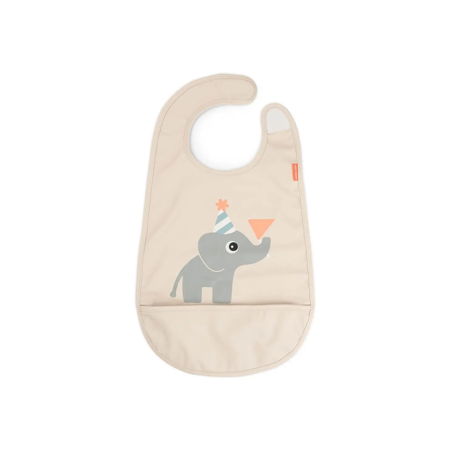 Done by Deer Bavoir velcro Celebration Sable