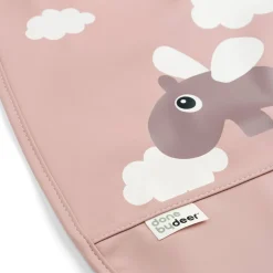 Done by Deer                    Bavoir velcro Happy clouds    Rose