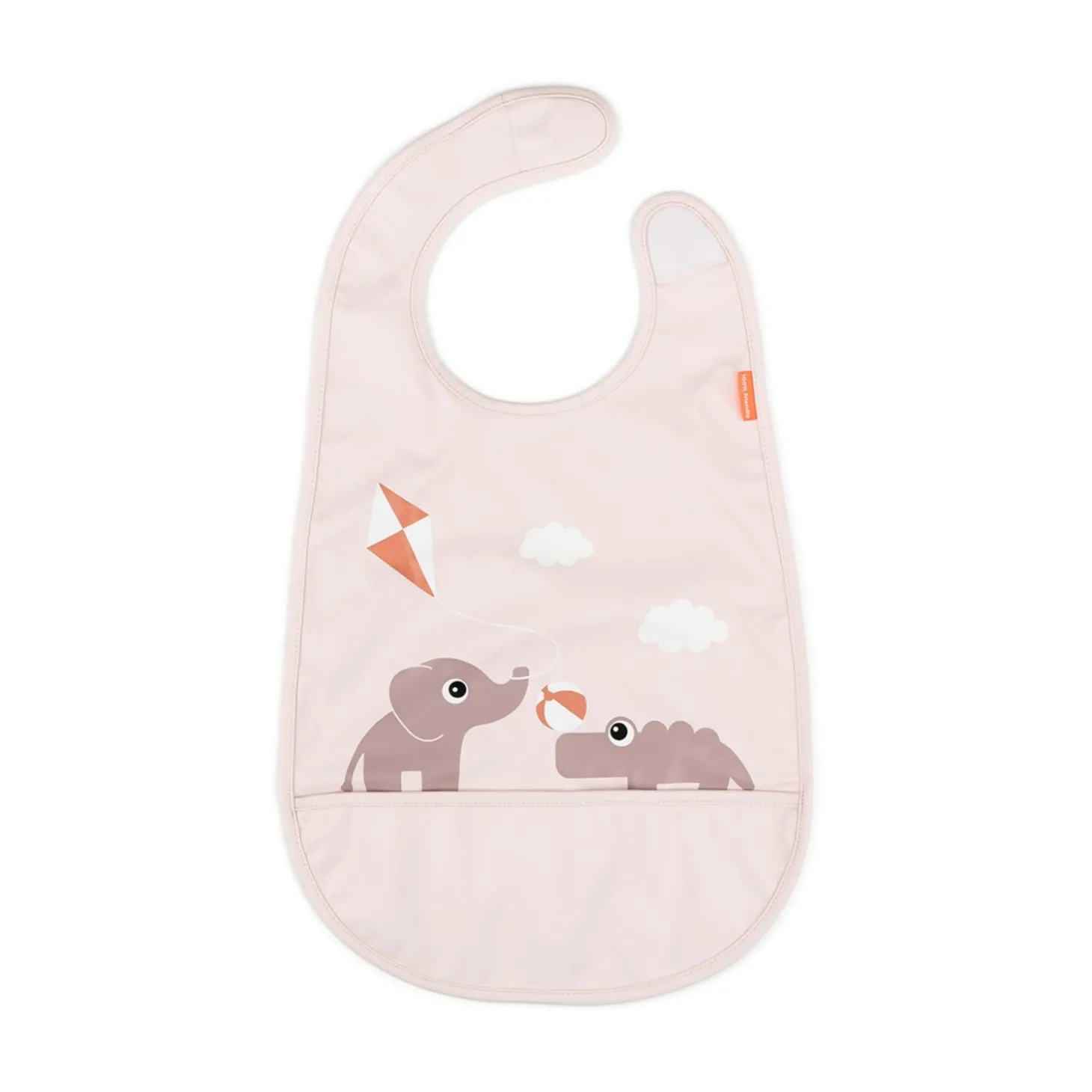 Done by Deer Bavoir velcro Playground Rose