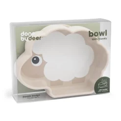 Done by Deer                    Bol silicone avec ventouse Sheepy    Sable
