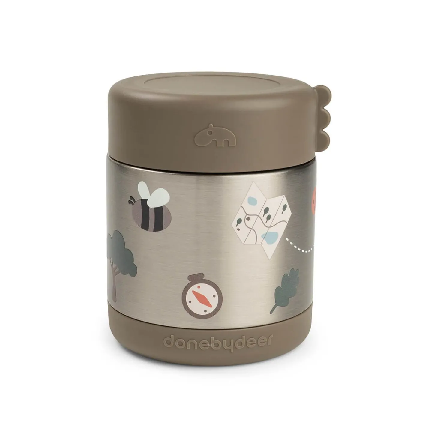 Done by Deer Boîte repas isotherme Tiny trails Sable 300 ml