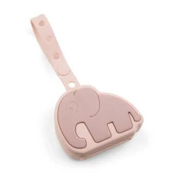 Done by Deer Boîte à sucette en silicone Elphee Rose
