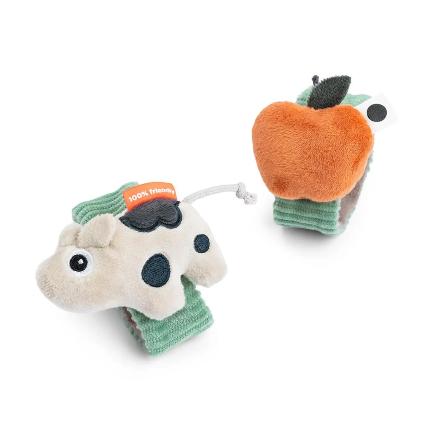 Done by Deer Bracelet hochet lot de 2 Dotti Vert