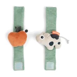 Done by Deer Bracelet hochet lot de 2 Dotti Vert
