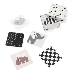 Done by Deer                    Cartes aux motifs contrastés lot de 10 Elphee    Multicolore