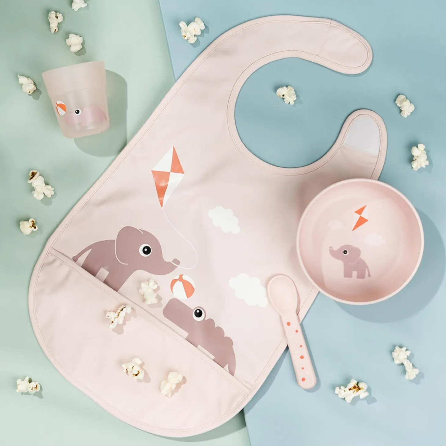 Done by Deer Coffret premier repas Foodie Playground Bleu