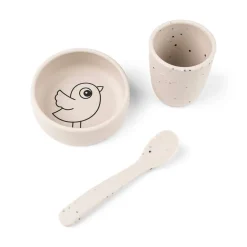 Done by Deer                    Coffret premier repas en silicone    Birdee