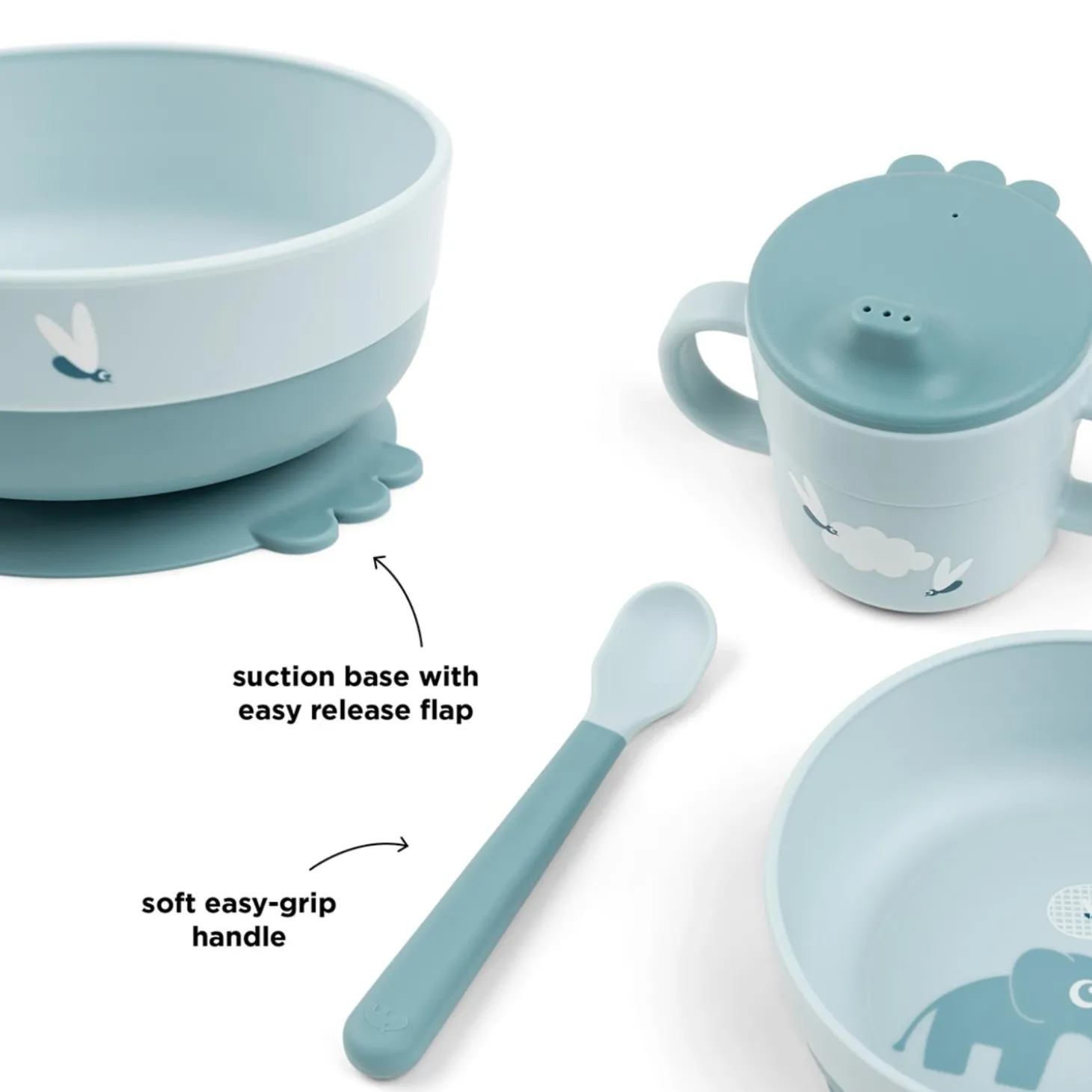 Done by Deer Coffret premier repas Foodie Elphee Bleu