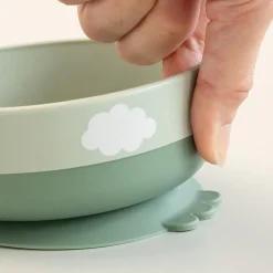 Done by Deer Coffret premier repas Foodie Happy clouds Vert