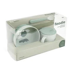 Done by Deer Coffret premier repas Foodie Happy clouds Vert