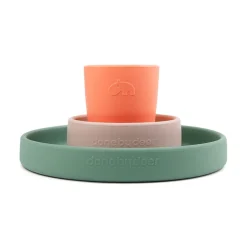 Done by Deer Coffret repas en silicone Croco