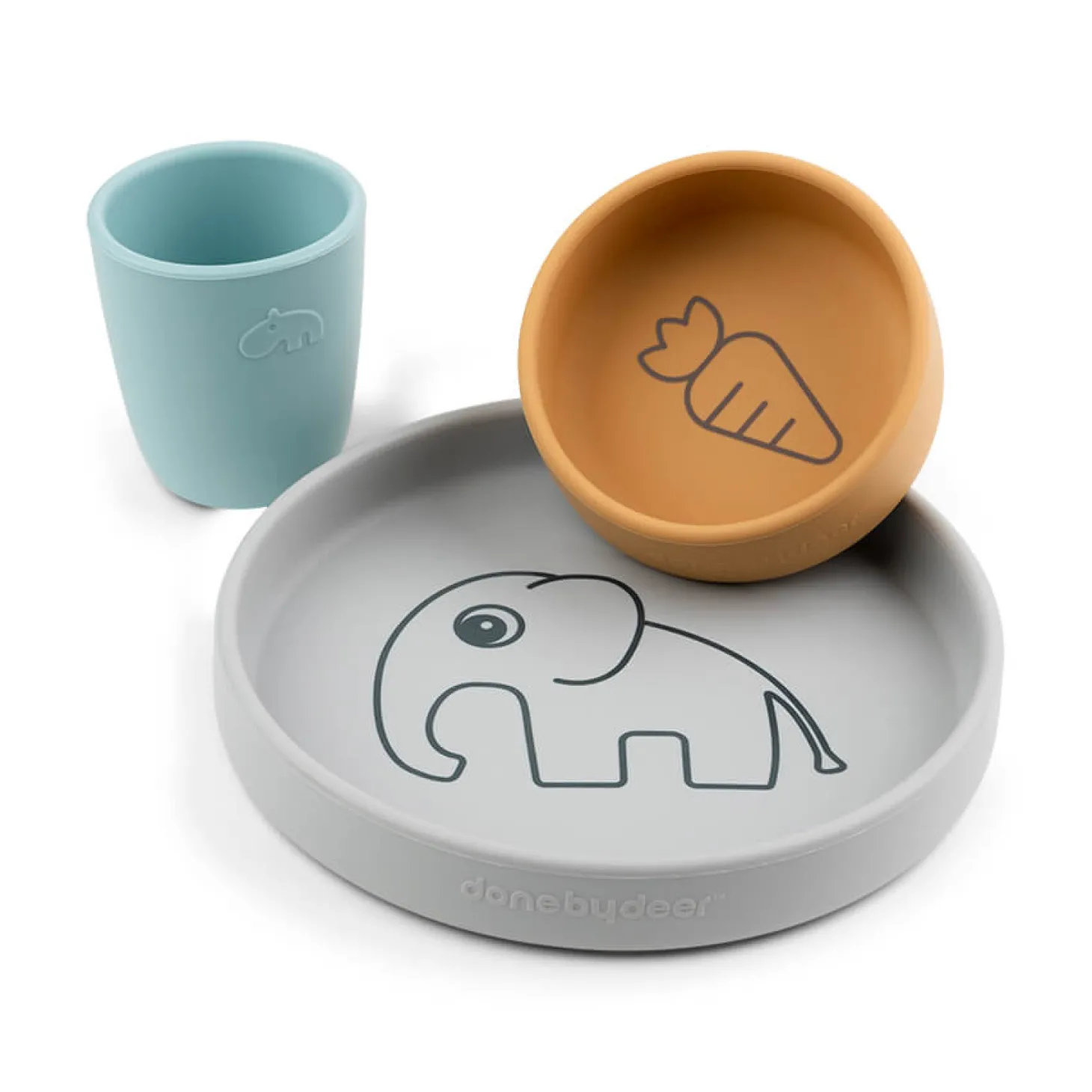 Done by Deer Coffret repas en silicone Elphee