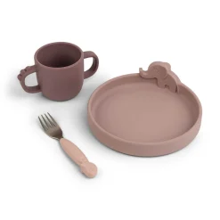 Done by Deer Coffret repas Peekaboo Deer friends Rose