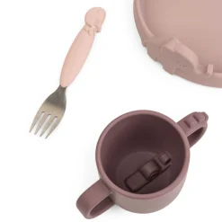 Done by Deer Coffret repas Peekaboo Deer friends Rose