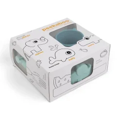 Done by Deer                    Coffret repas Peekaboo Deer friends    Bleu