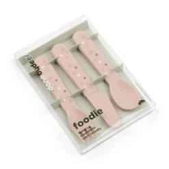 Done by Deer                    3 couverts happy dots Foodie    Rose            12 cm