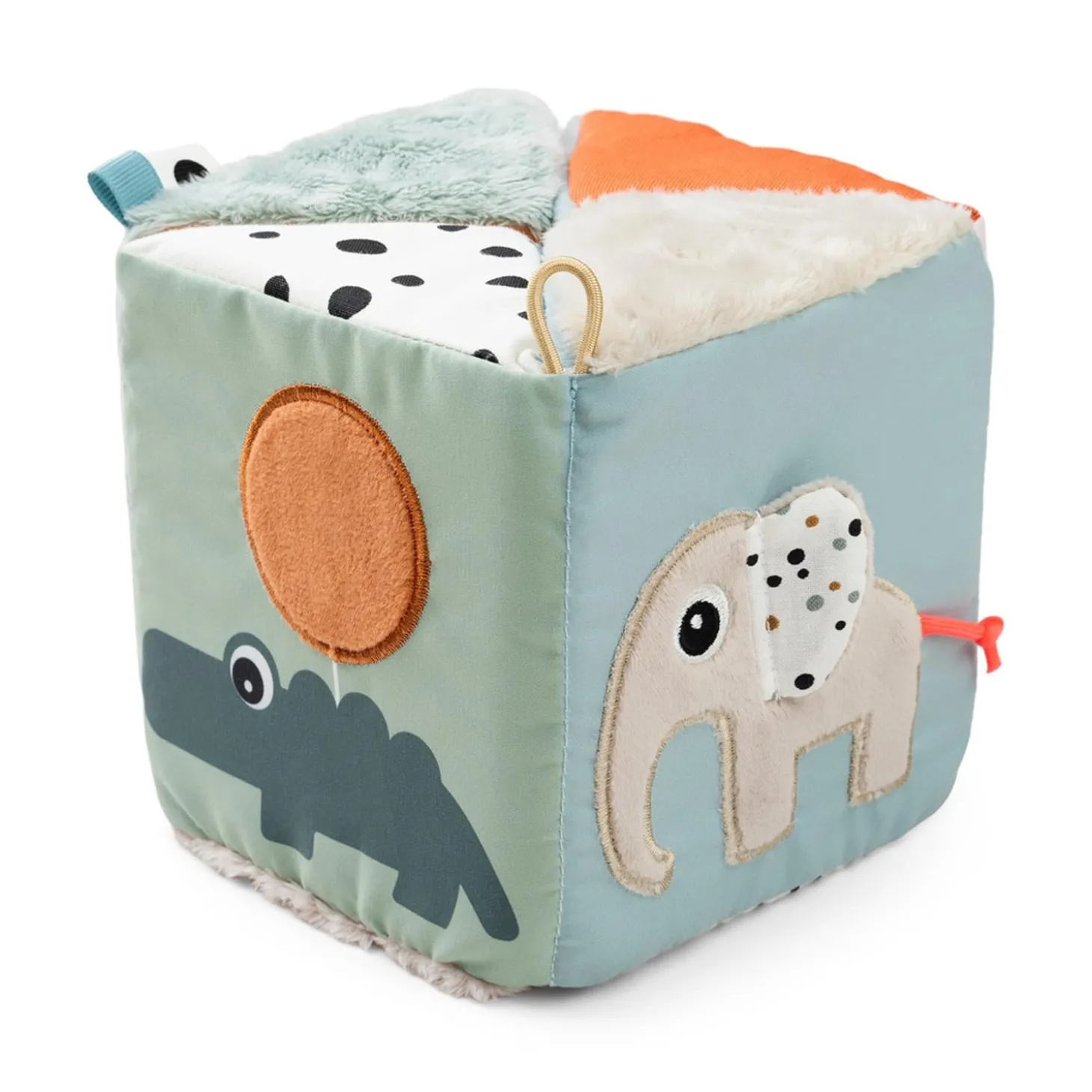 Done by Deer Cube sensoriel dépliable Deer friends Multicolore