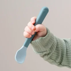 Done by Deer                    Cuillère bébé Foodie Easy-grip lot de 3    Rose