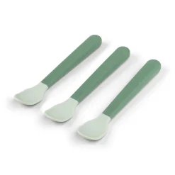 Done by Deer Cuillère bébé Foodie Easy-grip lot de 3 Vert