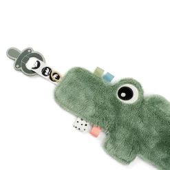 Done by Deer                    Doudou attache-sucette Croco    Vert