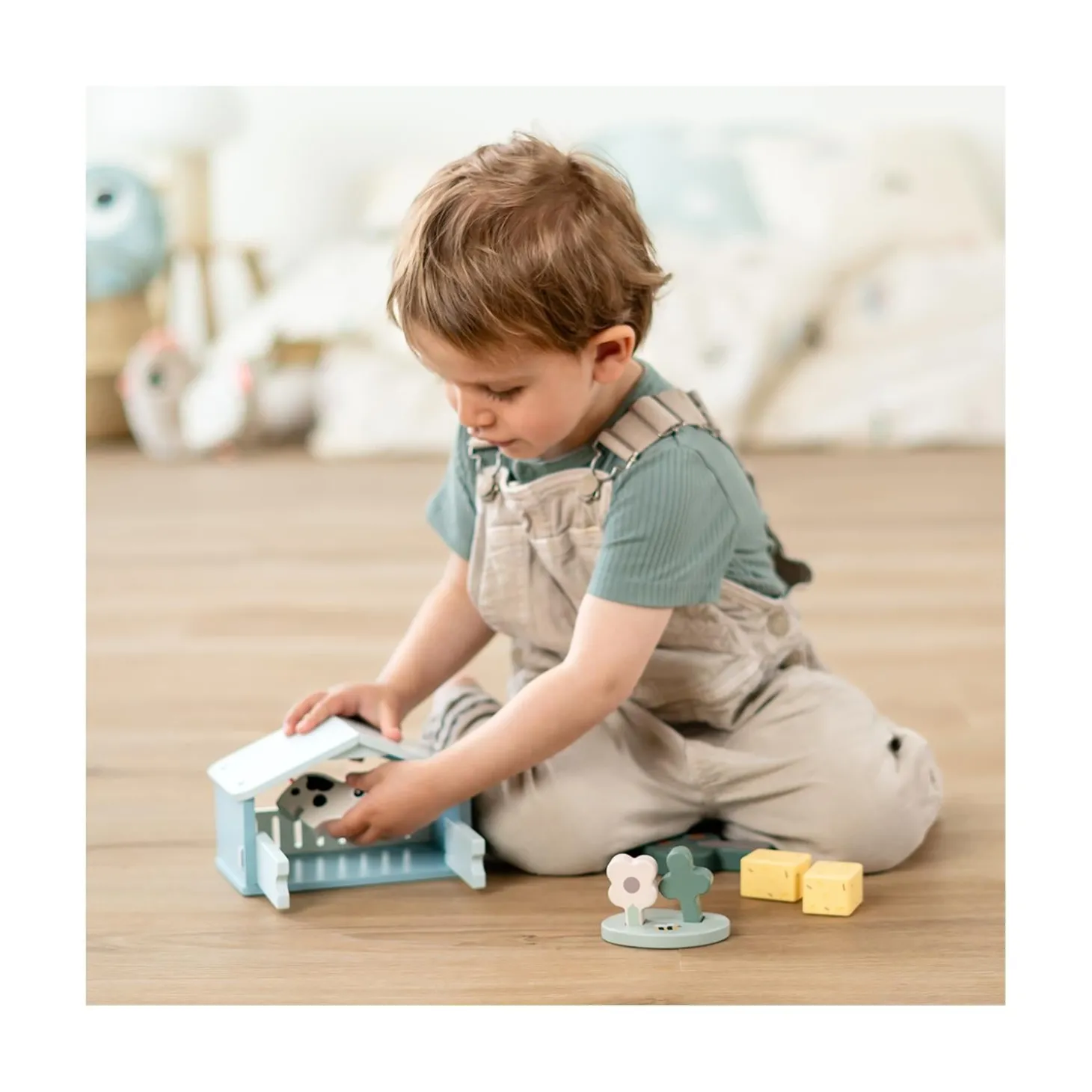 Done by Deer Ensemble de jeu Tiny farm Dotti Multicolore