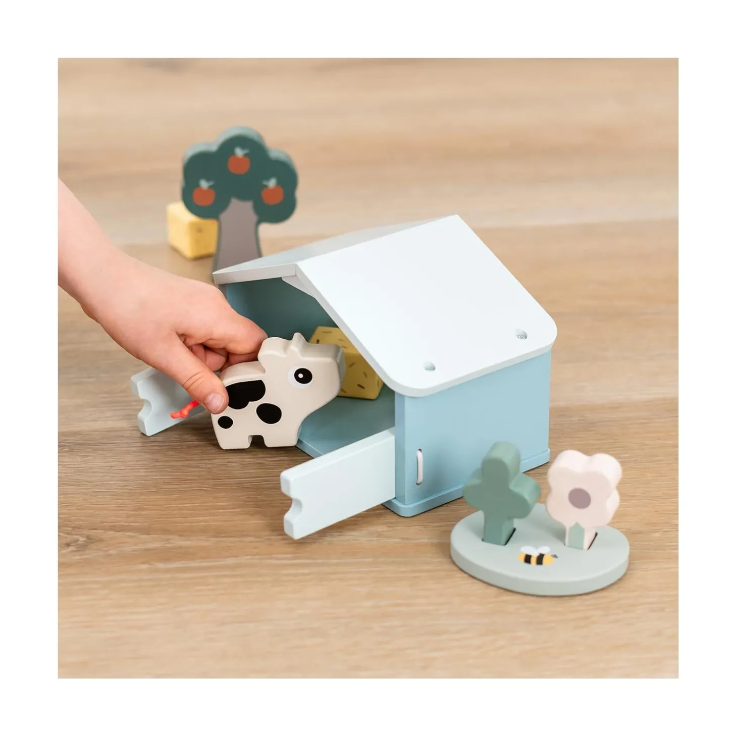 Done by Deer Ensemble de jeu Tiny farm Dotti Multicolore