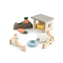 Done by Deer Ensemble de jeu Tiny farm Sheepy Multicolore