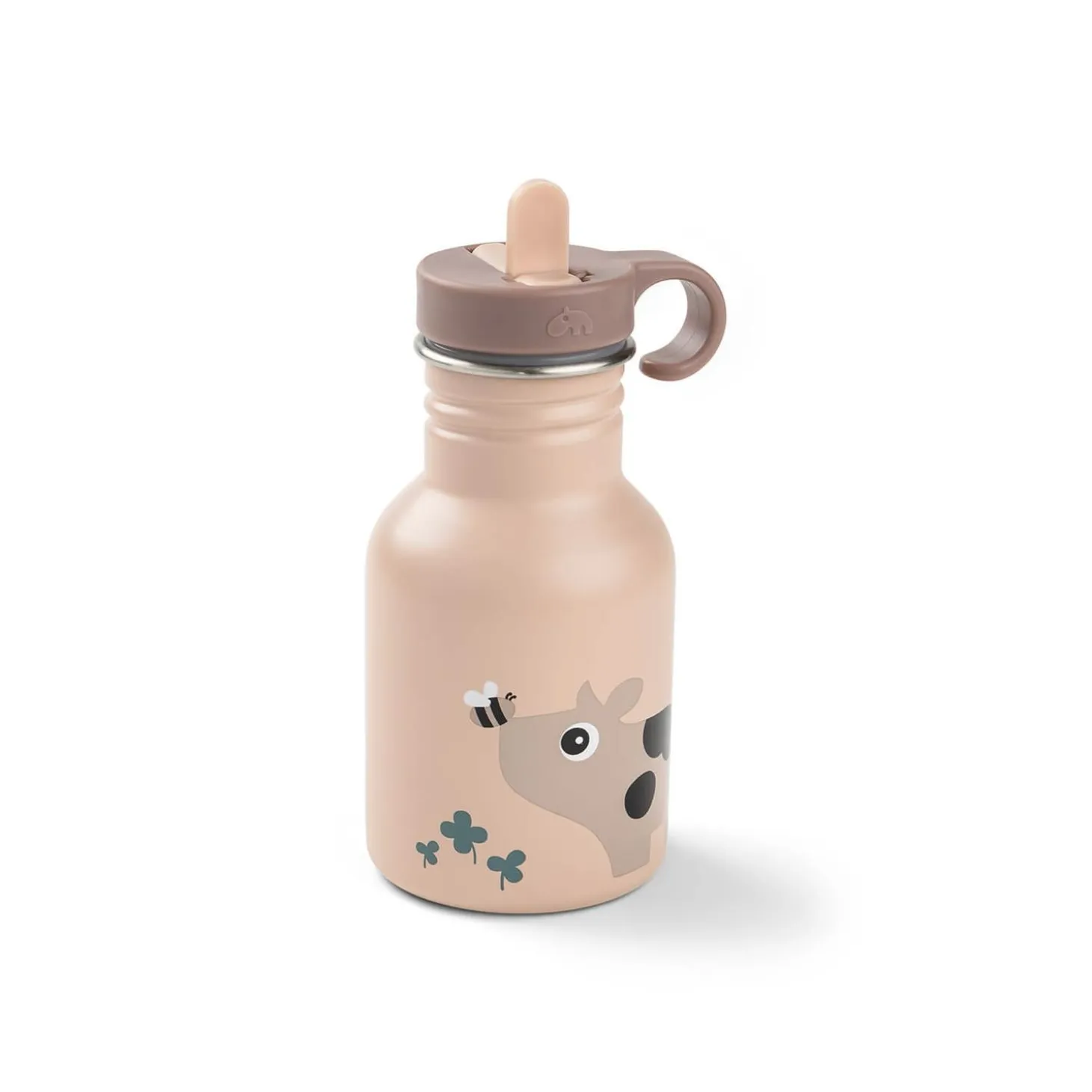 Done by Deer Gourde inox Tiny farm Rose 350 ml