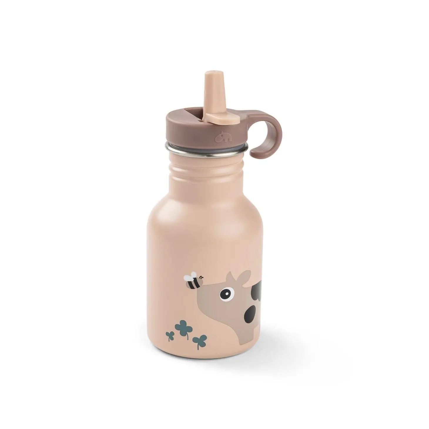 Done by Deer Gourde inox Tiny farm Rose 350 ml