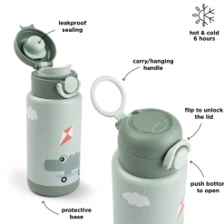 Done by Deer Gourde isotherme Playground Vert 340 ml
